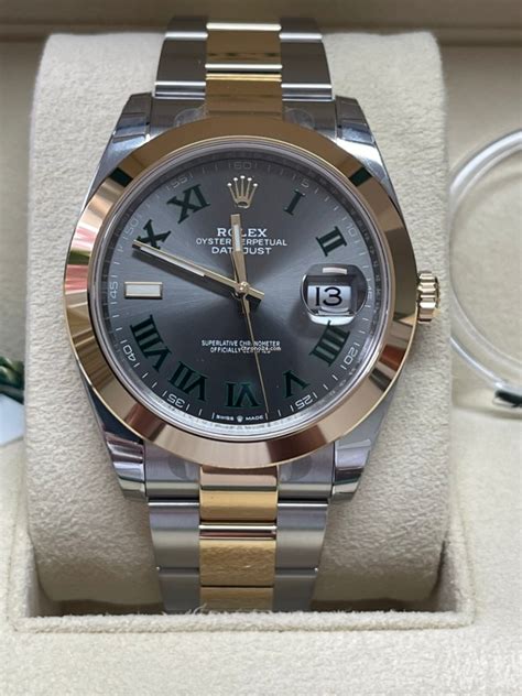 rolex wimbledon bicolor|wimbledon rolex price.